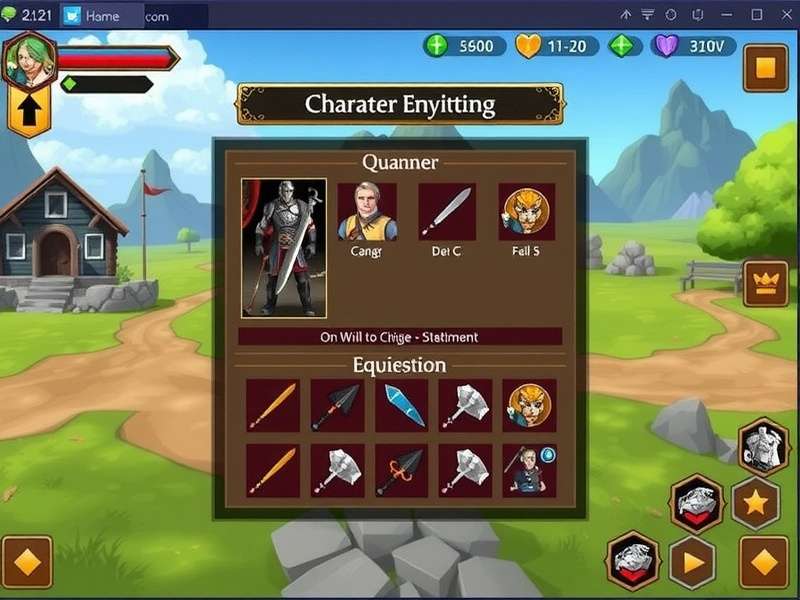 Archero Mighty Conquest equipment selection screen